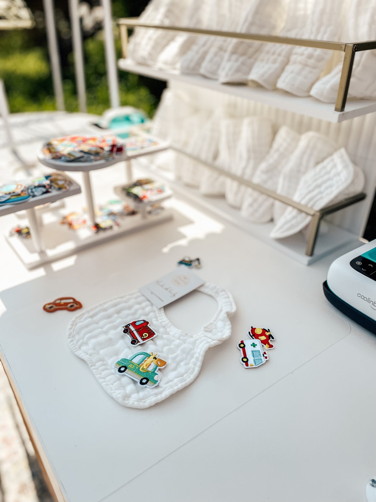 Pop Up Patch Bar With Bibs & Onesies