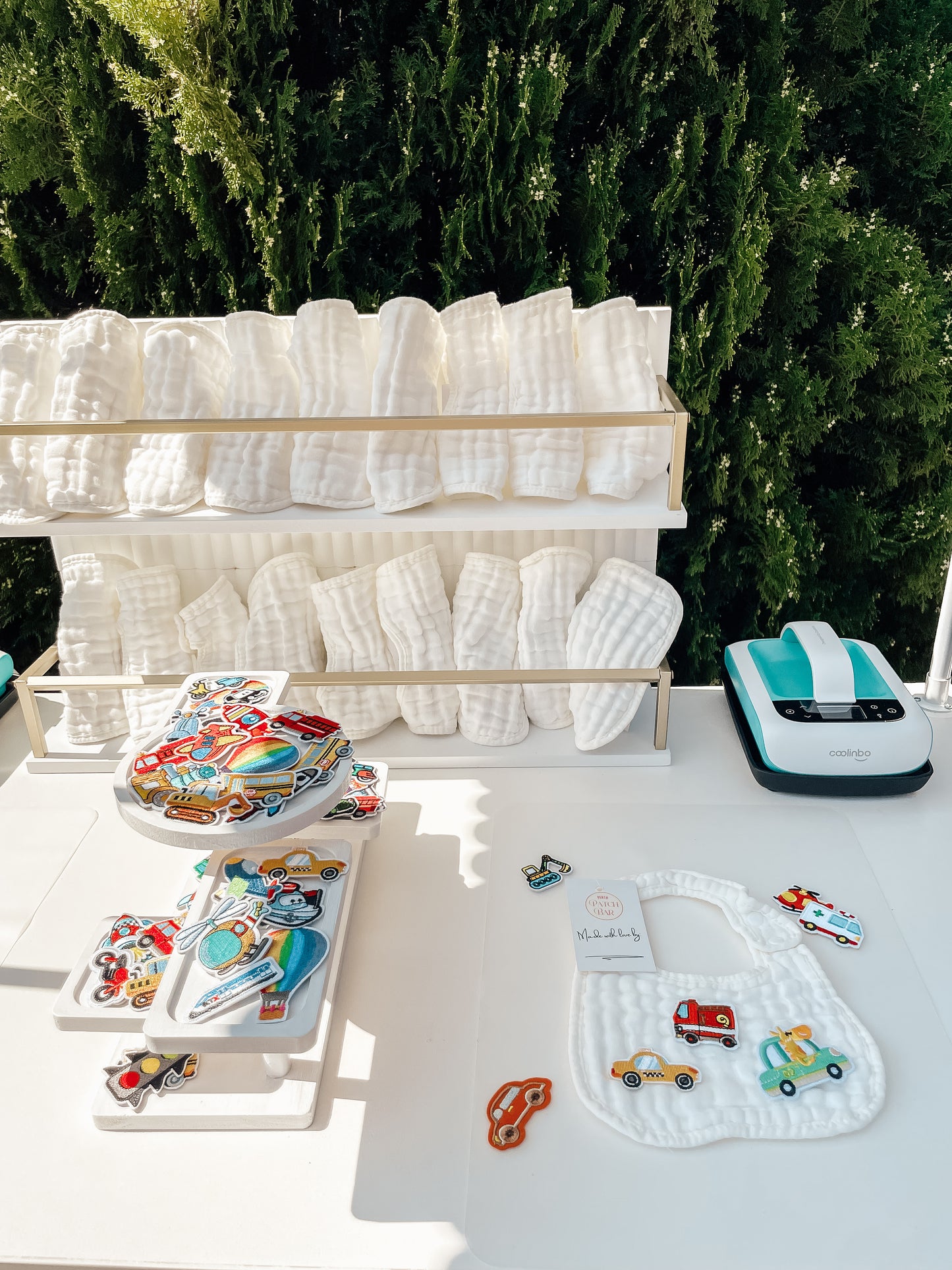 Pop Up Patch Bar With Bibs